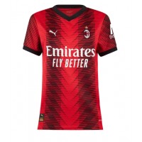 Koszulka piłkarska AC Milan Christian Pulisic #11 Strój Domowy dla kobiety 2023-24 tanio Krótki Rękaw